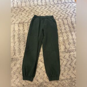 brandy melville one size green sweatpants